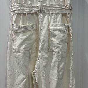 Anthropologie women’s jumpsuit in off-white
